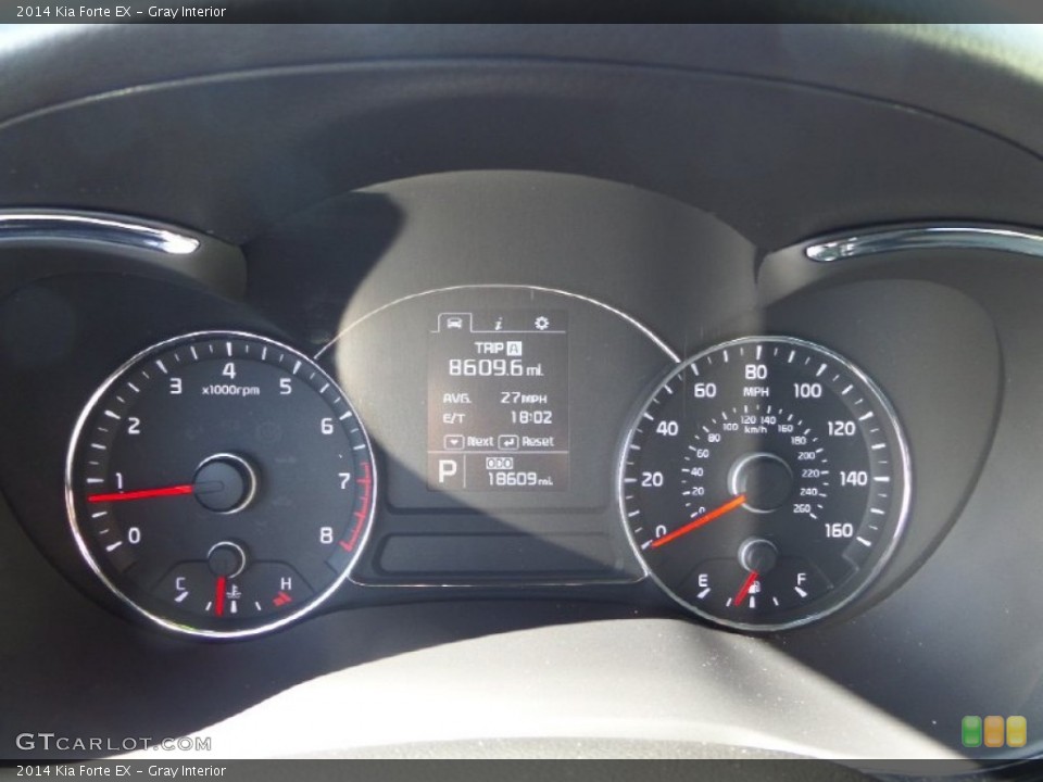 Gray Interior Gauges for the 2014 Kia Forte EX #101638332