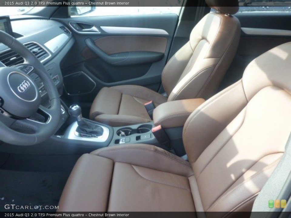 Chestnut Brown Interior Photo for the 2015 Audi Q3 2.0 TFSI Premium Plus quattro #101640614