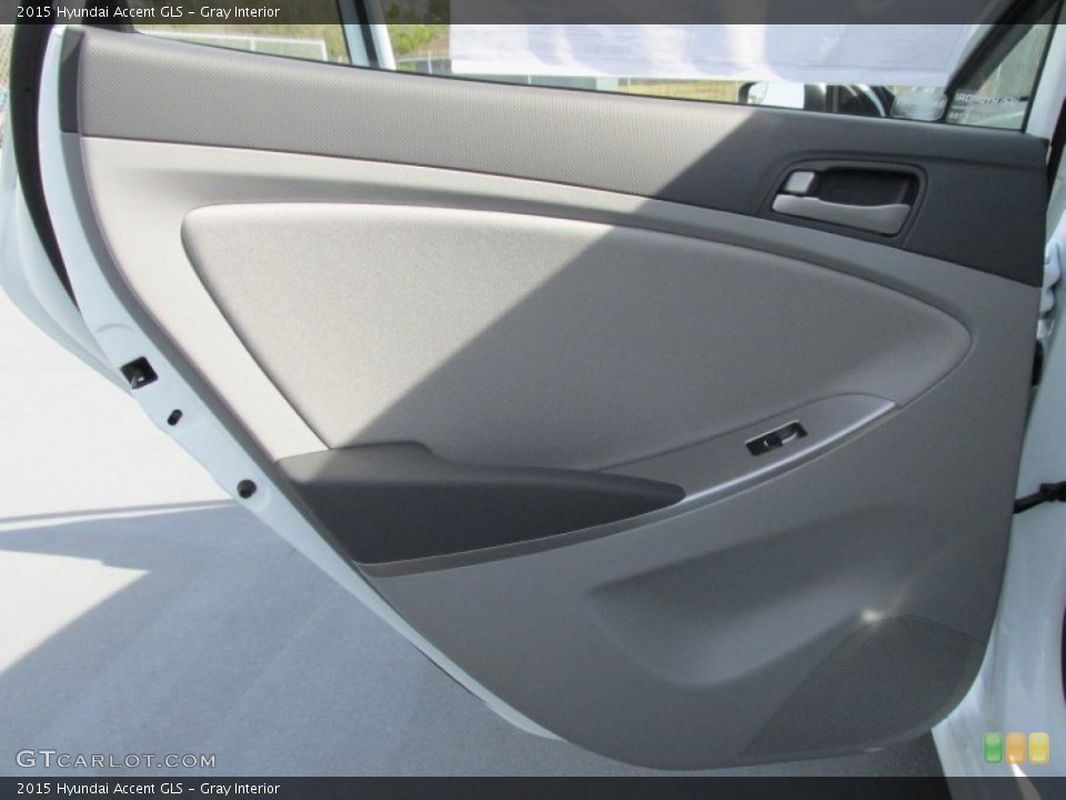 Gray Interior Door Panel for the 2015 Hyundai Accent GLS #101642453