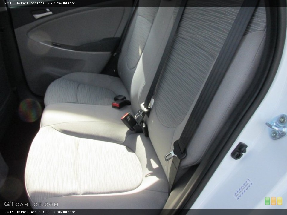 Gray Interior Rear Seat for the 2015 Hyundai Accent GLS #101642477