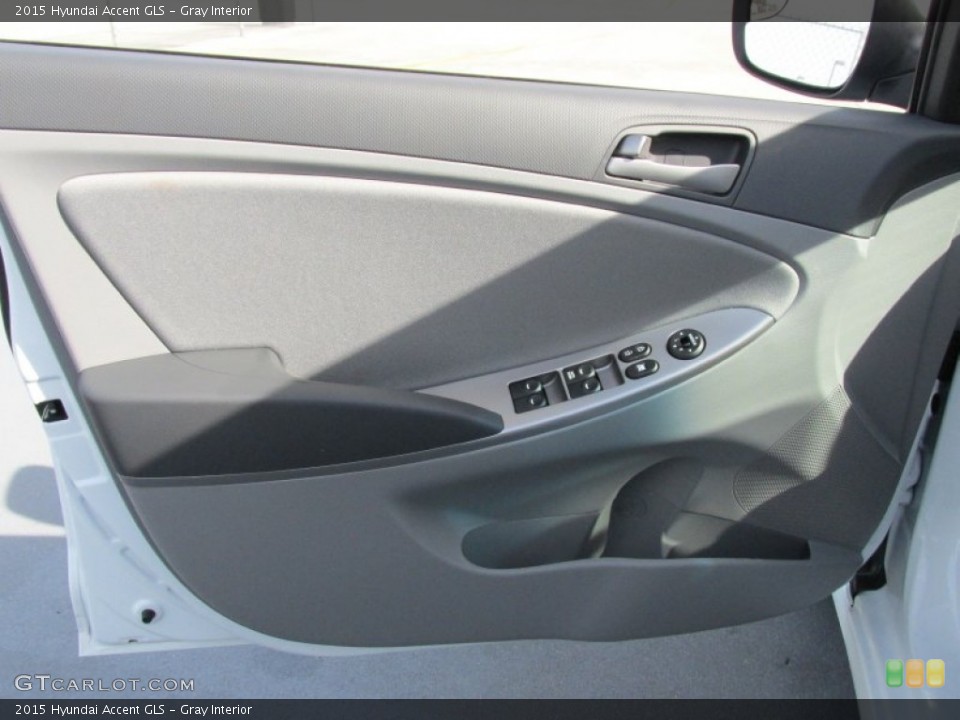 Gray Interior Door Panel for the 2015 Hyundai Accent GLS #101642501