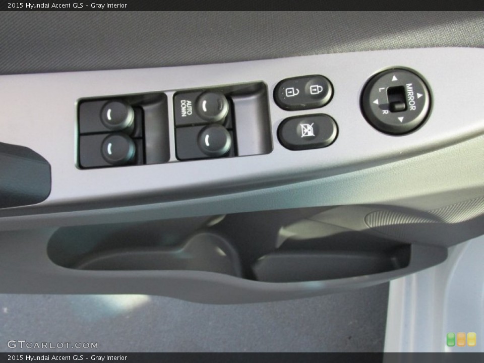 Gray Interior Controls for the 2015 Hyundai Accent GLS #101642525