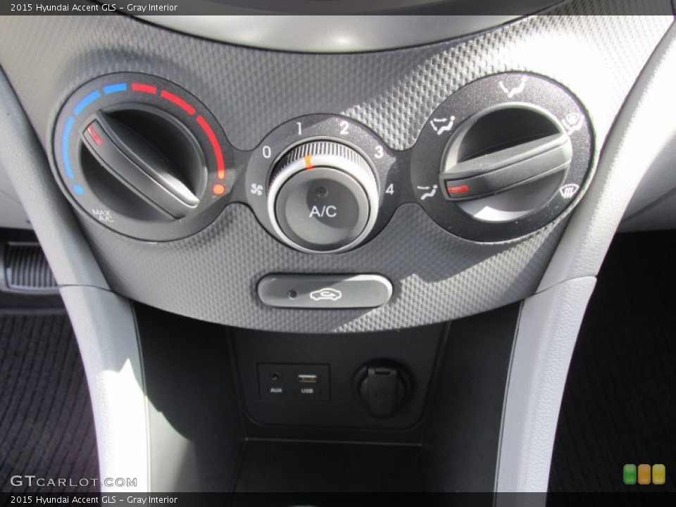Gray Interior Controls for the 2015 Hyundai Accent GLS #101642669