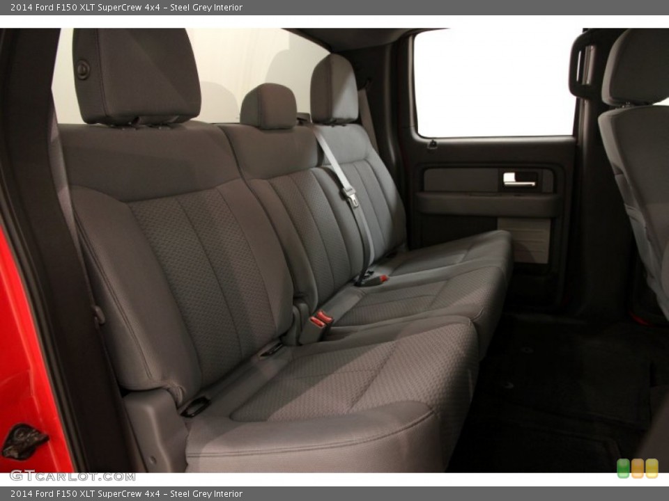 Steel Grey Interior Rear Seat for the 2014 Ford F150 XLT SuperCrew 4x4 #101644193