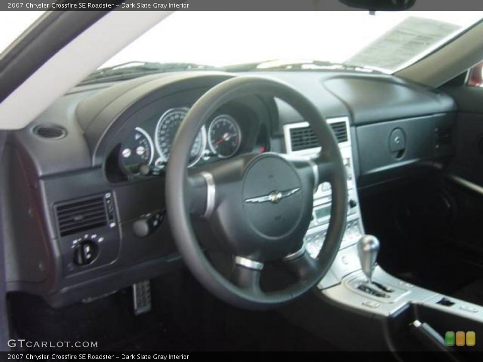 Dark Slate Gray Interior Photo for the 2007 Chrysler Crossfire SE Roadster #10164897