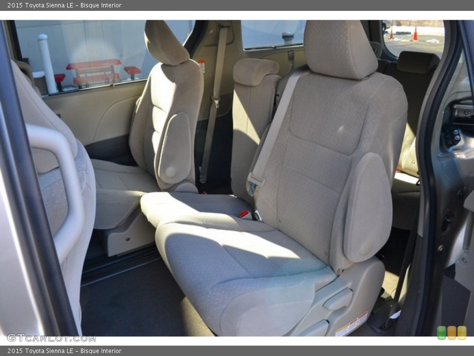 Bisque Interior Rear Seat for the 2015 Toyota Sienna LE #101650208