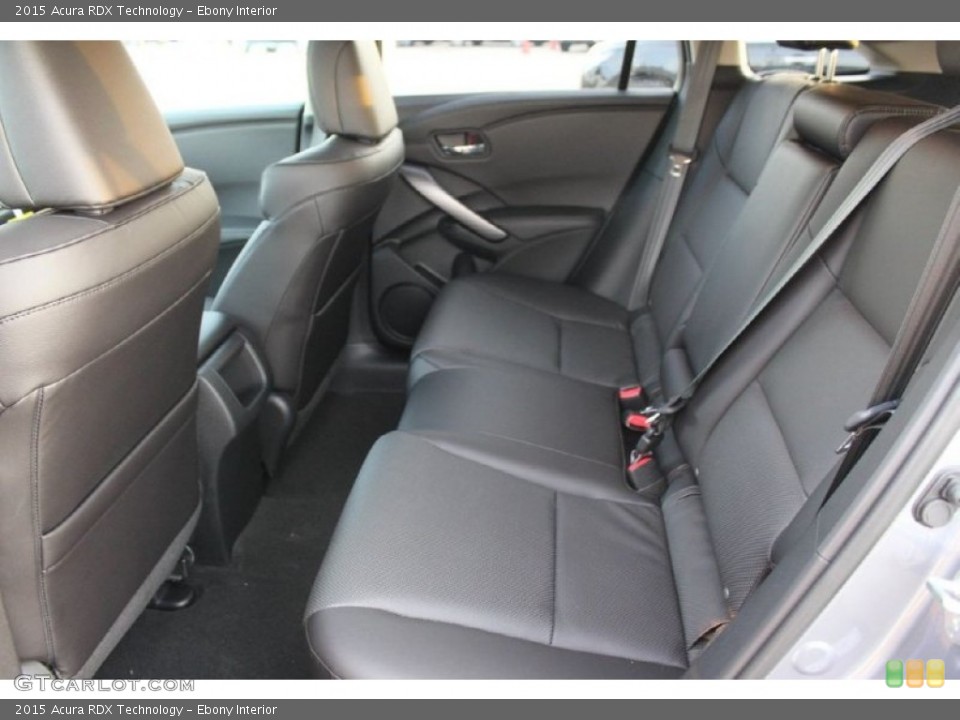 Ebony Interior Rear Seat for the 2015 Acura RDX Technology #101655353