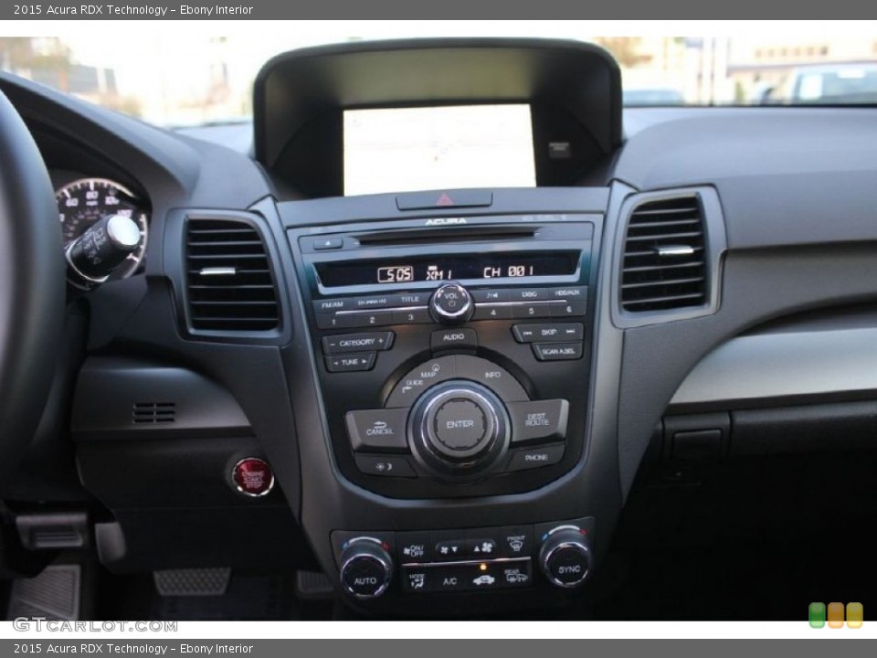 Ebony Interior Controls for the 2015 Acura RDX Technology #101655656