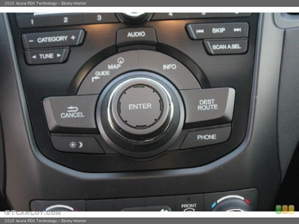 Ebony Interior Controls for the 2015 Acura RDX Technology #101655725