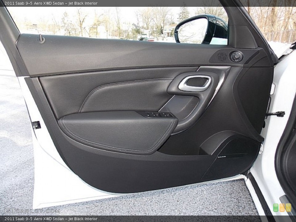 Jet Black Interior Door Panel for the 2011 Saab 9-5 Aero XWD Sedan #101656499