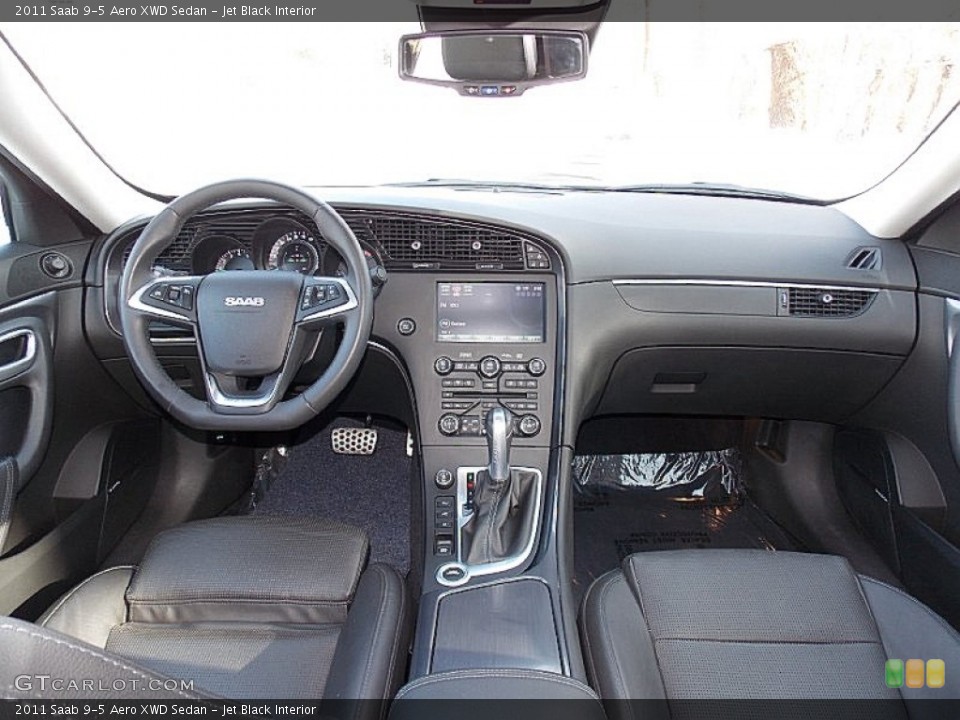 Jet Black Interior Dashboard for the 2011 Saab 9-5 Aero XWD Sedan #101656664