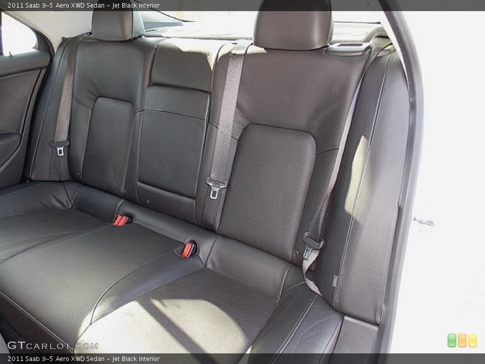 Jet Black Interior Rear Seat for the 2011 Saab 9-5 Aero XWD Sedan #101656784