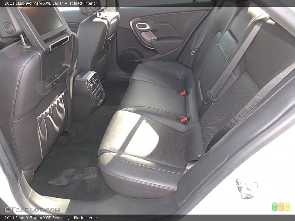 Jet Black Interior Rear Seat for the 2011 Saab 9-5 Aero XWD Sedan #101656826