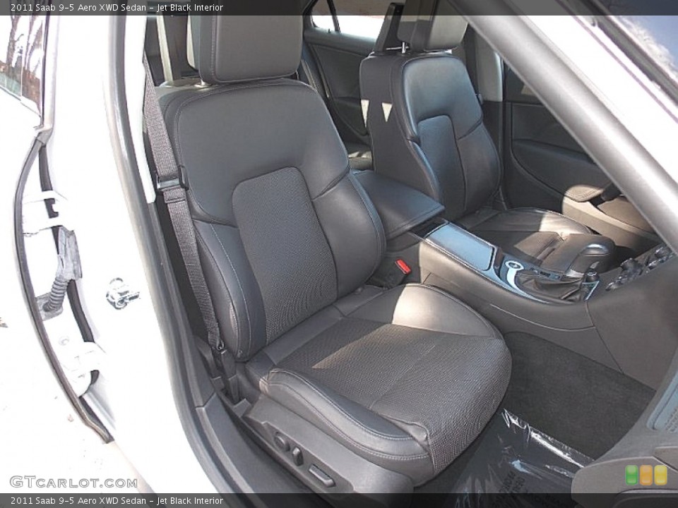 Jet Black Interior Front Seat for the 2011 Saab 9-5 Aero XWD Sedan #101657015