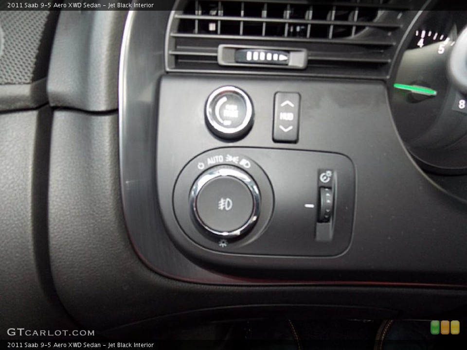 Jet Black Interior Controls for the 2011 Saab 9-5 Aero XWD Sedan #101657231