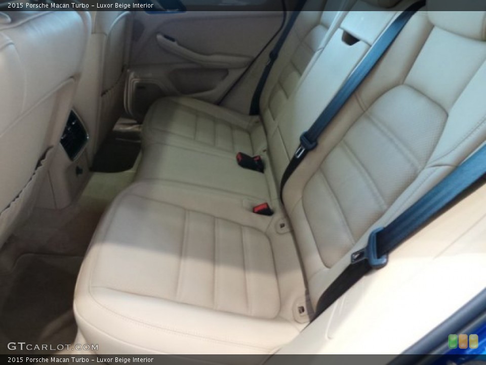 Luxor Beige Interior Rear Seat for the 2015 Porsche Macan Turbo #101658821