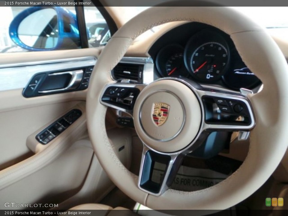 Luxor Beige Interior Steering Wheel for the 2015 Porsche Macan Turbo #101658863
