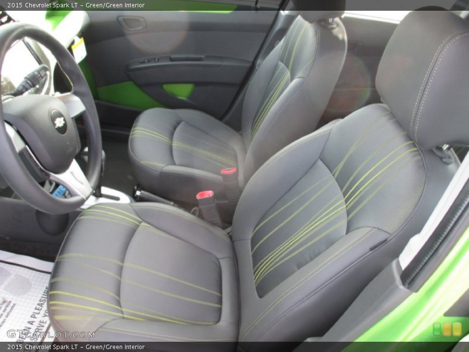 Green/Green Interior Front Seat for the 2015 Chevrolet Spark LT #101659864