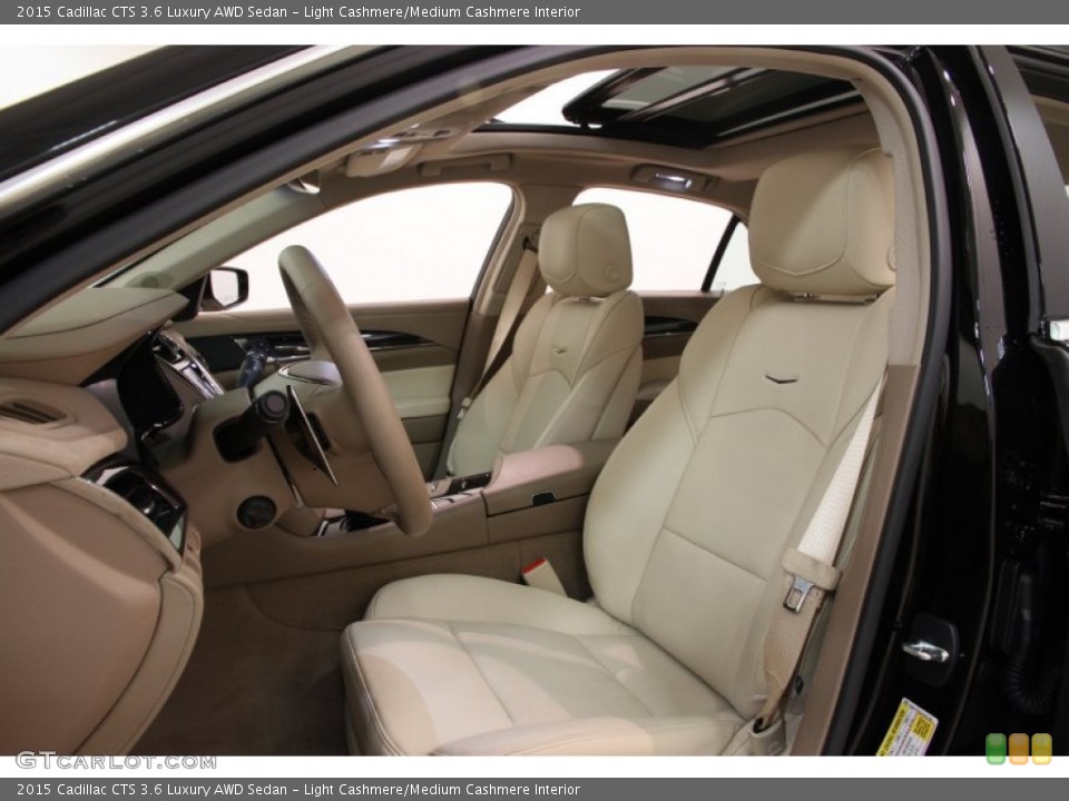 Light Cashmere/Medium Cashmere Interior Photo for the 2015 Cadillac CTS 3.6 Luxury AWD Sedan #101666750