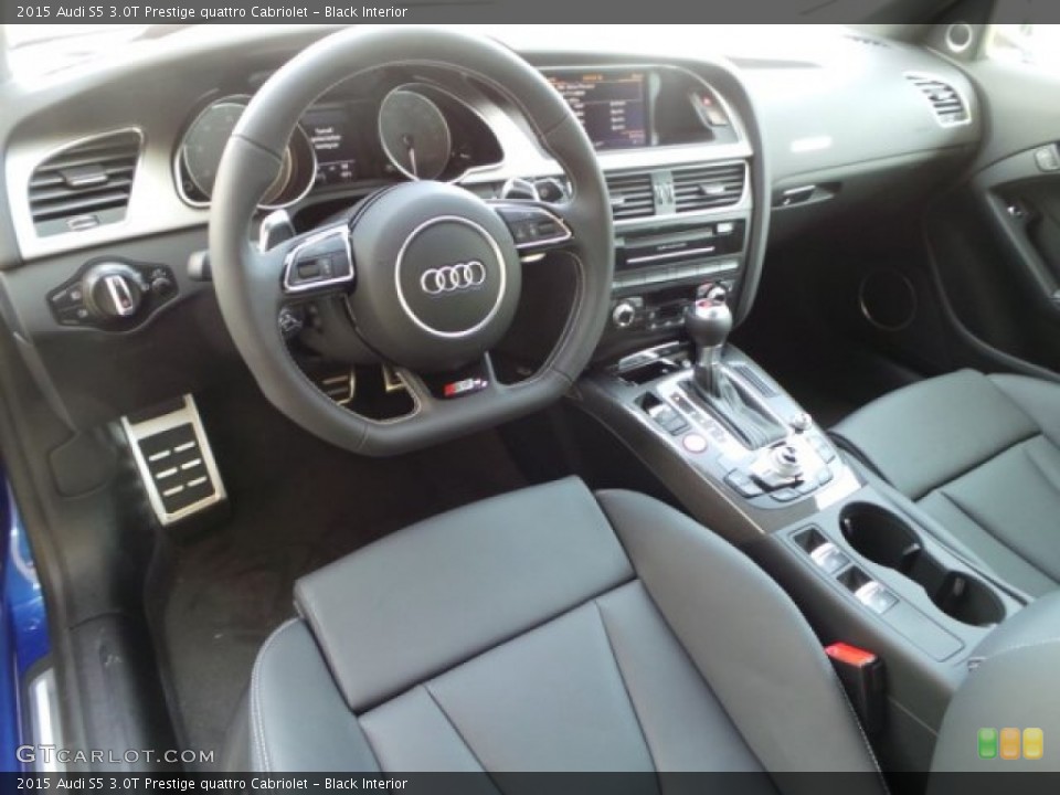 Black Interior Photo for the 2015 Audi S5 3.0T Prestige quattro Cabriolet #101666879