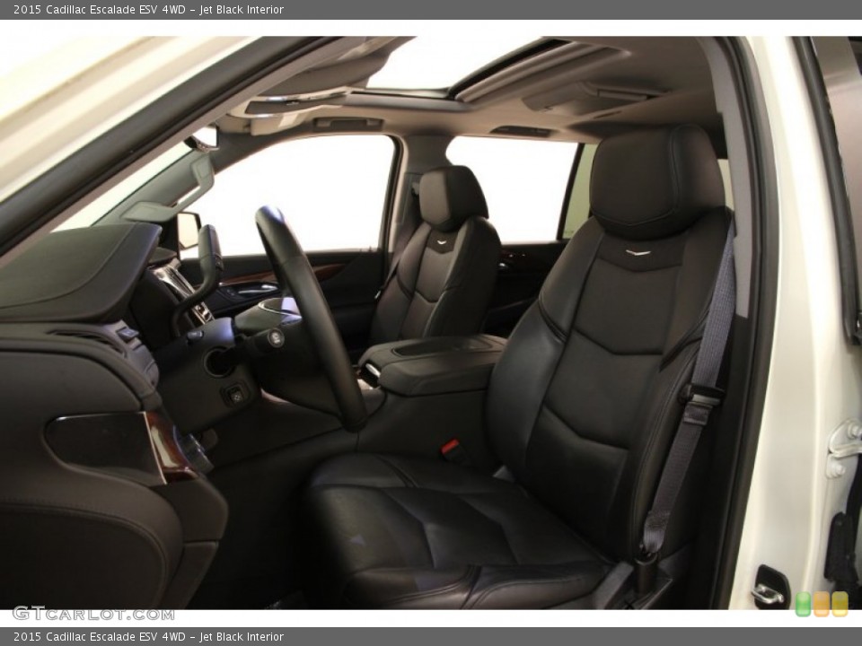 Jet Black Interior Photo for the 2015 Cadillac Escalade ESV 4WD #101667662