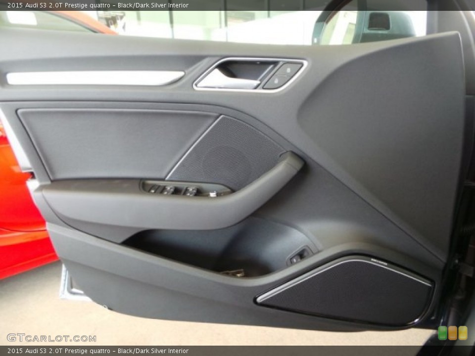 Black/Dark Silver Interior Door Panel for the 2015 Audi S3 2.0T Prestige quattro #101671681