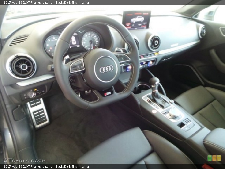Black/Dark Silver Interior Photo for the 2015 Audi S3 2.0T Prestige quattro #101671705