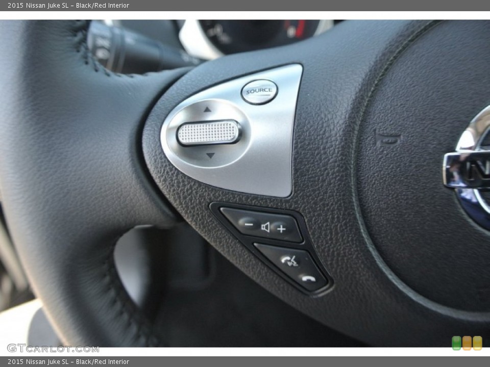 Black/Red Interior Controls for the 2015 Nissan Juke SL #101673044