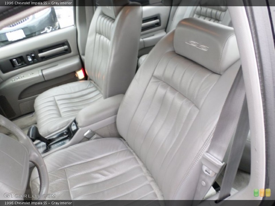 Gray Interior Front Seat for the 1996 Chevrolet Impala SS #101674110