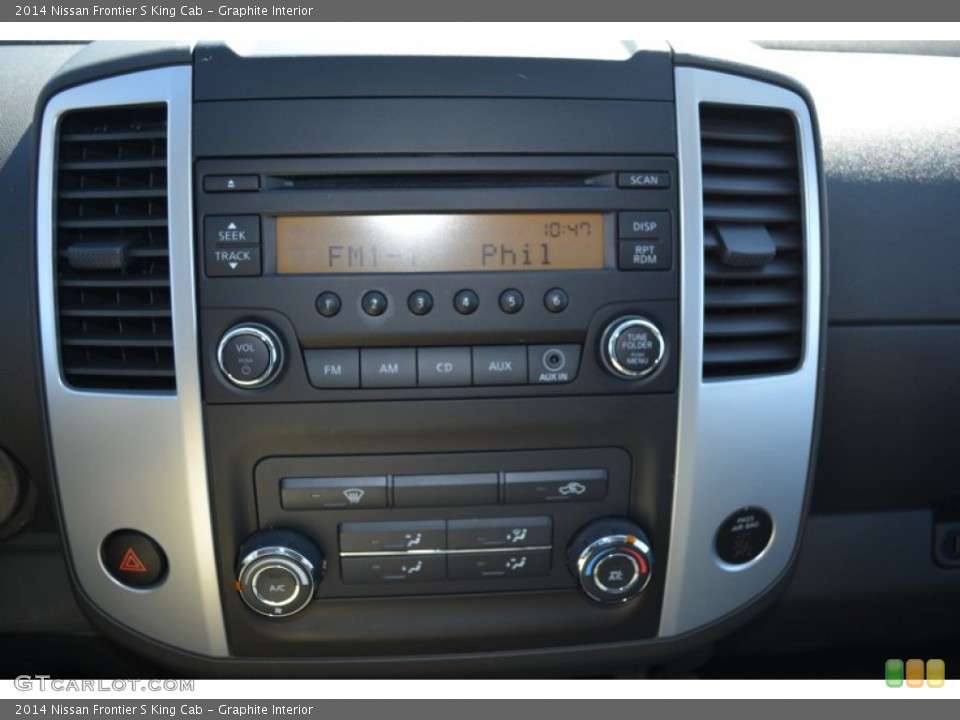 Graphite Interior Controls for the 2014 Nissan Frontier S King Cab #101674508