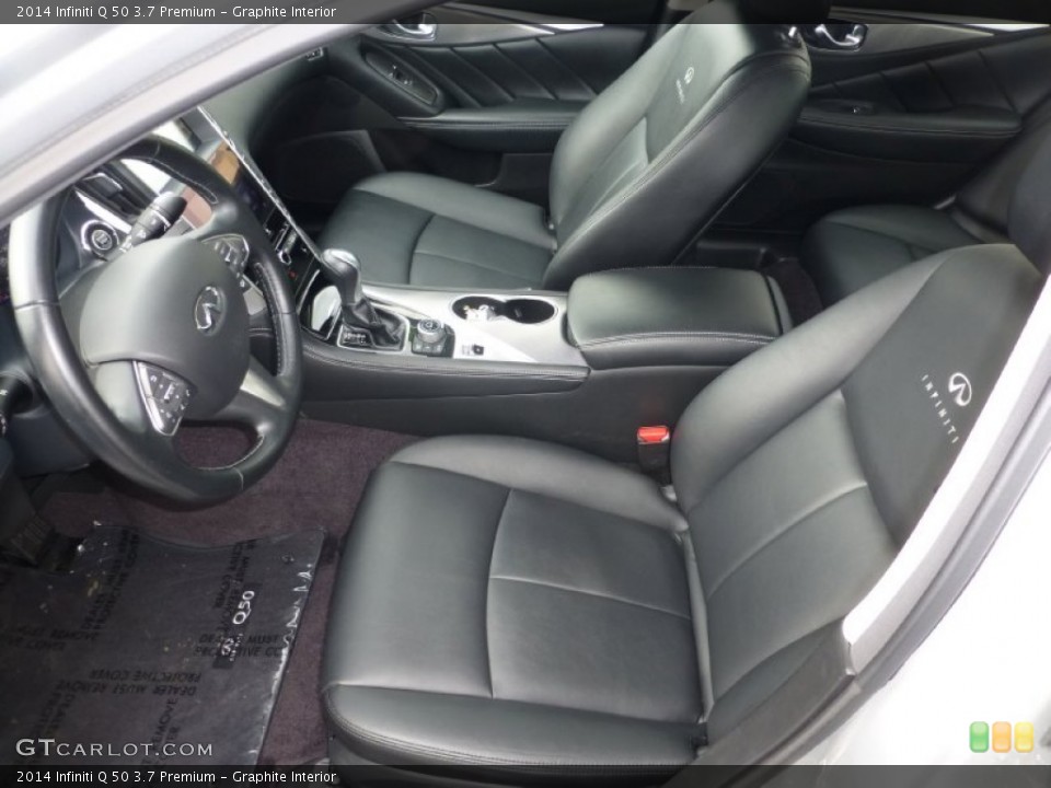 Graphite Interior Photo for the 2014 Infiniti Q 50 3.7 Premium #101675450