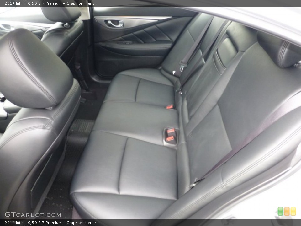 Graphite Interior Rear Seat for the 2014 Infiniti Q 50 3.7 Premium #101675468
