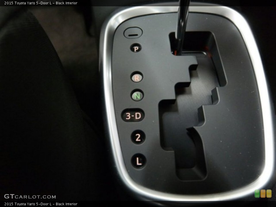 Black Interior Transmission for the 2015 Toyota Yaris 5-Door L #101679353