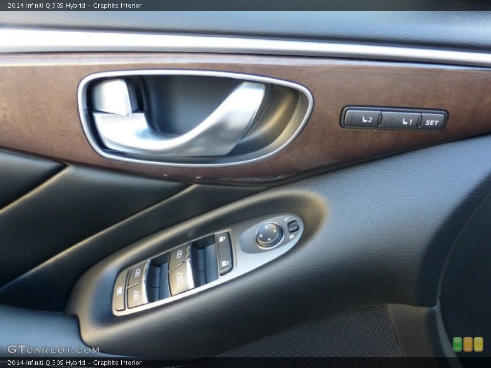 Graphite Interior Controls for the 2014 Infiniti Q 50S Hybrid #101681590