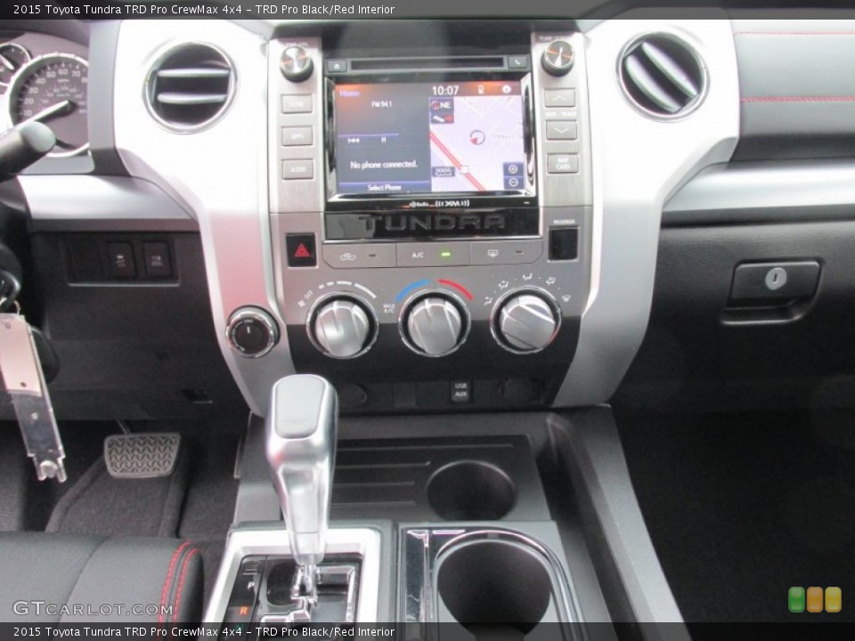 TRD Pro Black/Red Interior Controls for the 2015 Toyota Tundra TRD Pro CrewMax 4x4 #101689322