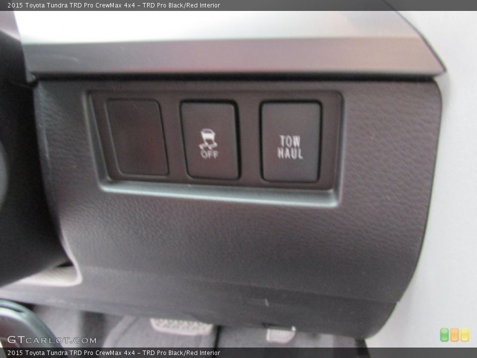 TRD Pro Black/Red Interior Controls for the 2015 Toyota Tundra TRD Pro CrewMax 4x4 #101689433