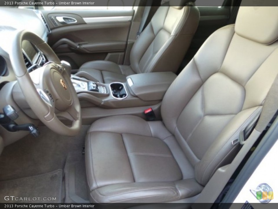 Umber Brown Interior Front Seat for the 2013 Porsche Cayenne Turbo #101693570