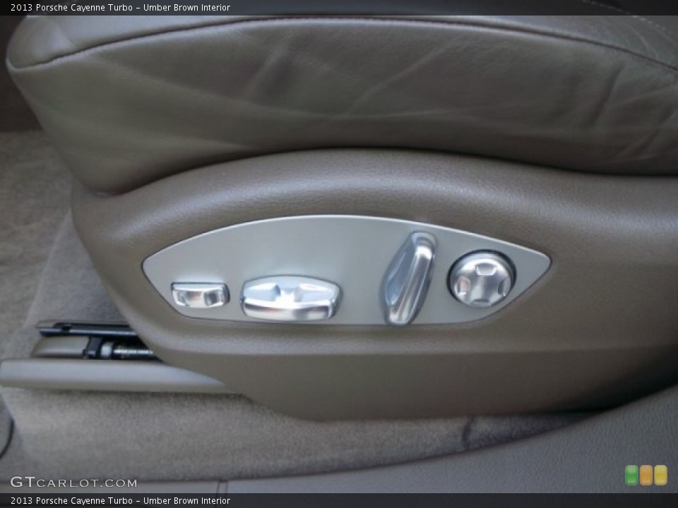 Umber Brown Interior Controls for the 2013 Porsche Cayenne Turbo #101693579