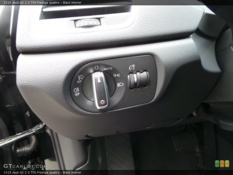 Black Interior Controls for the 2015 Audi Q3 2.0 TFSI Prestige quattro #101693951