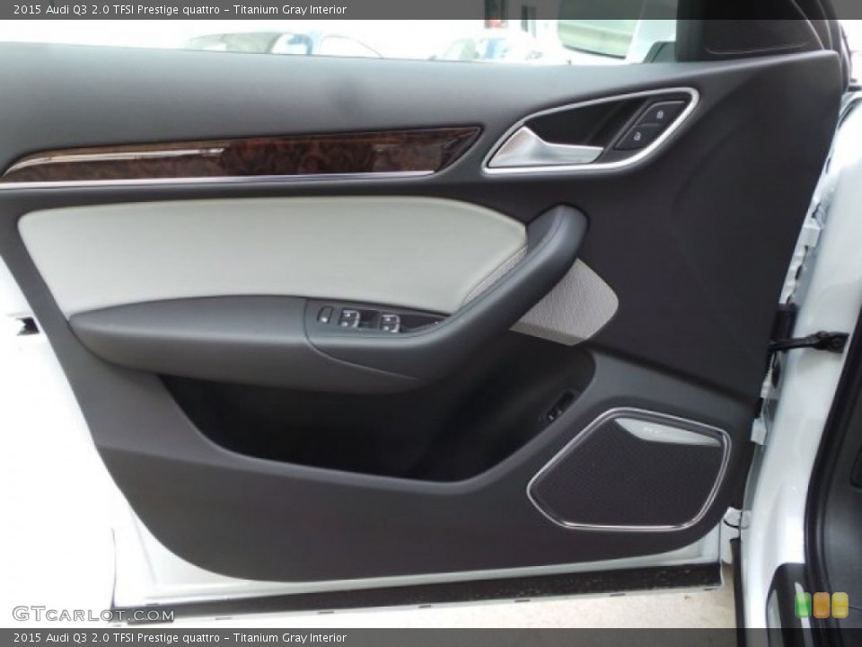 Titanium Gray Interior Door Panel for the 2015 Audi Q3 2.0 TFSI Prestige quattro #101694200