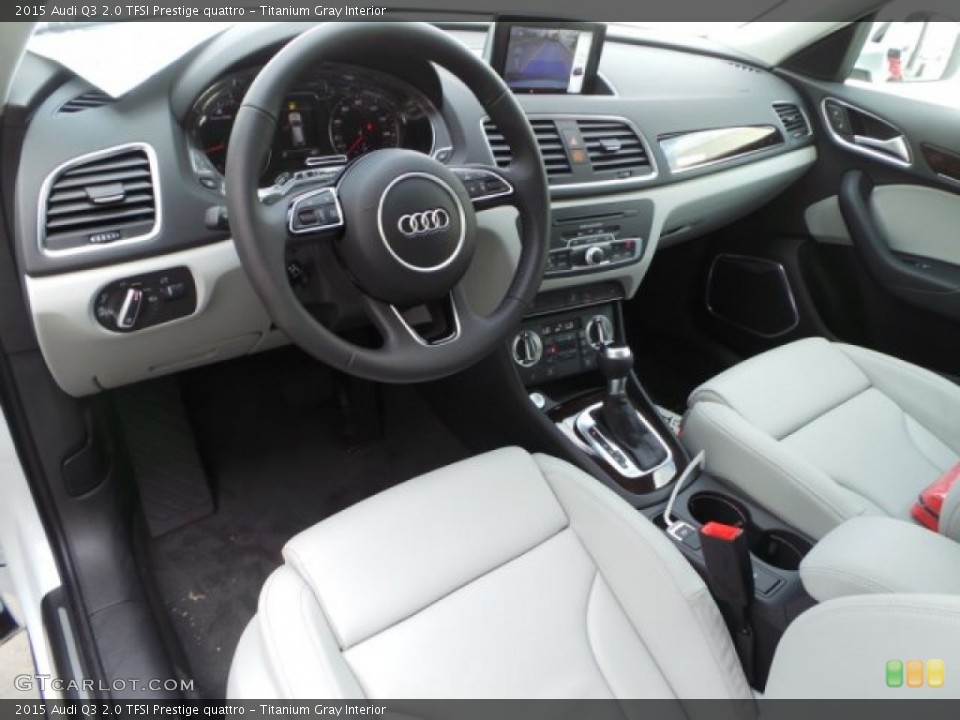 Titanium Gray Interior Photo for the 2015 Audi Q3 2.0 TFSI Prestige quattro #101694206
