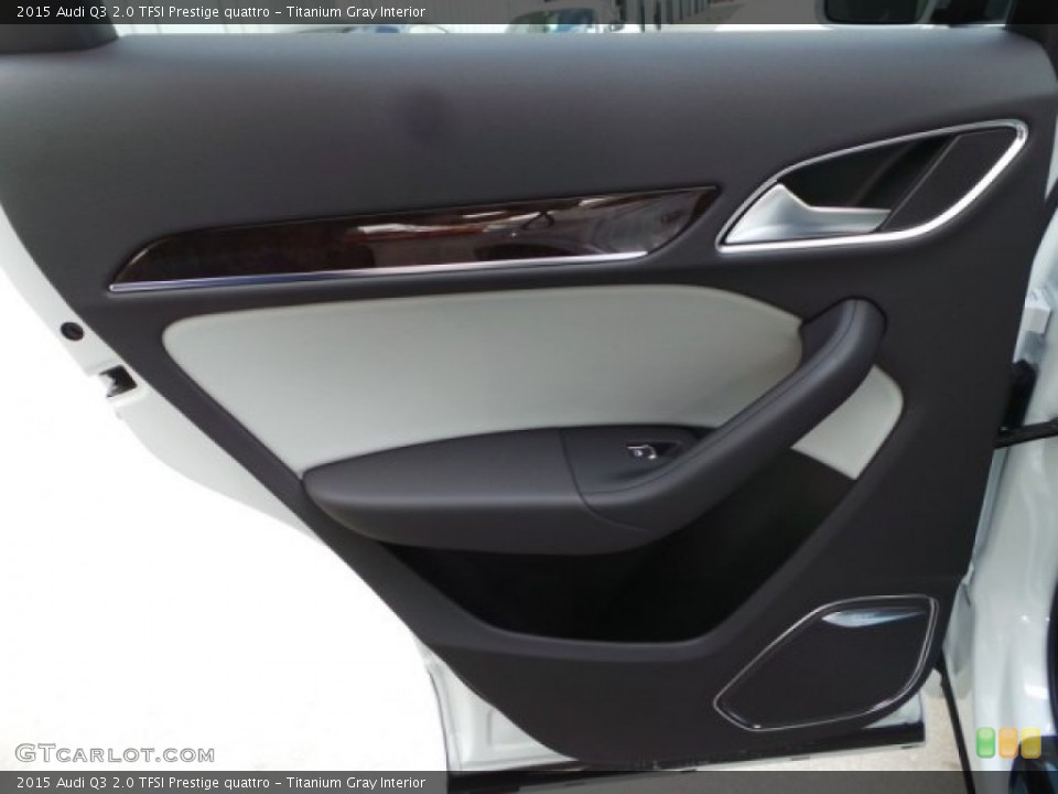 Titanium Gray Interior Door Panel for the 2015 Audi Q3 2.0 TFSI Prestige quattro #101694305
