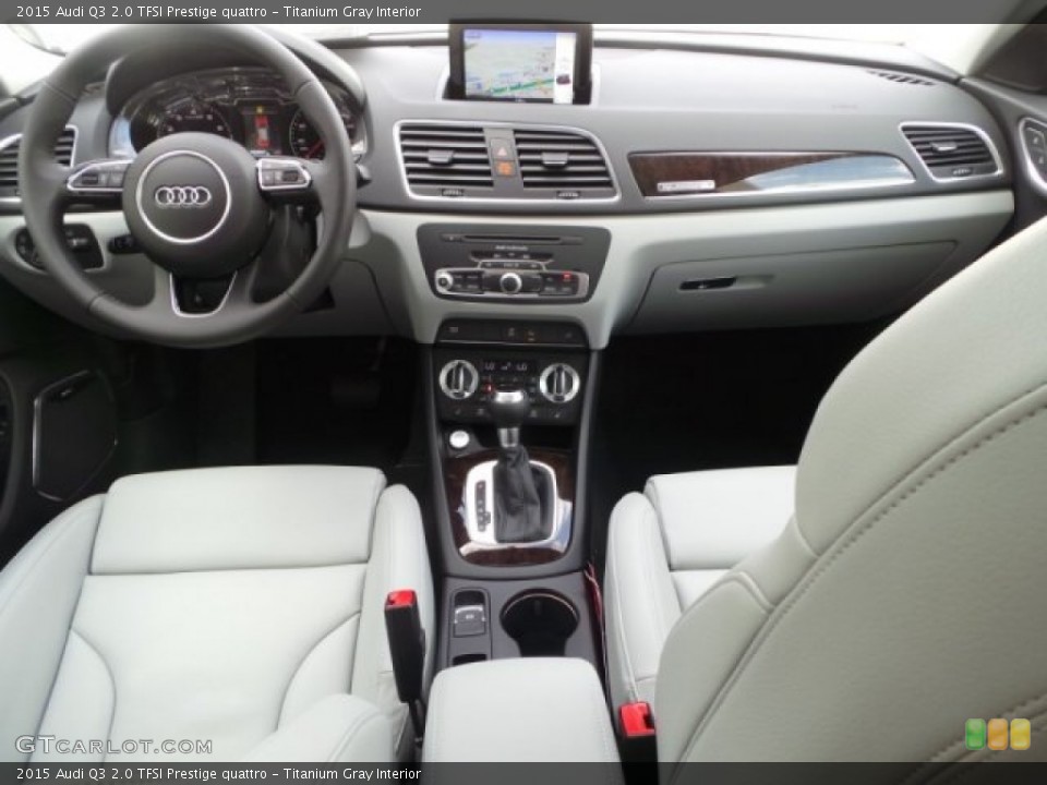Titanium Gray Interior Dashboard for the 2015 Audi Q3 2.0 TFSI Prestige quattro #101694323