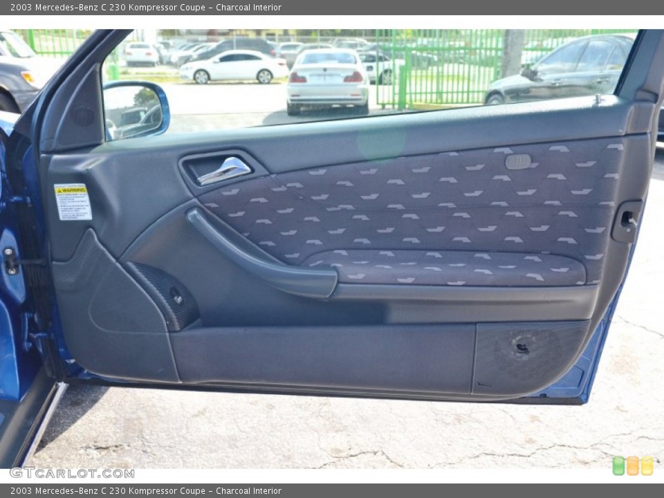 Charcoal Interior Door Panel for the 2003 Mercedes-Benz C 230 Kompressor Coupe #101694824