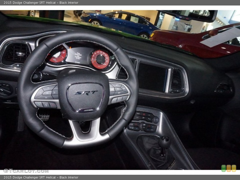 Black Interior Steering Wheel for the 2015 Dodge Challenger SRT Hellcat #101698835