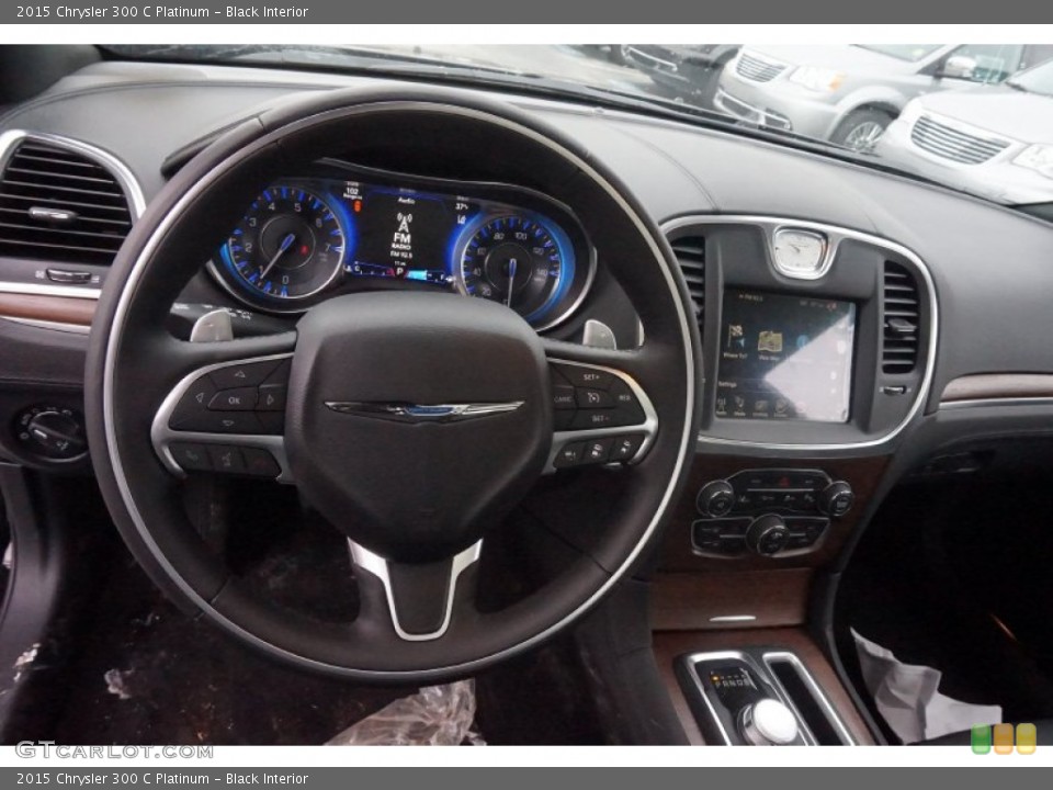 Black Interior Dashboard for the 2015 Chrysler 300 C Platinum #101699280