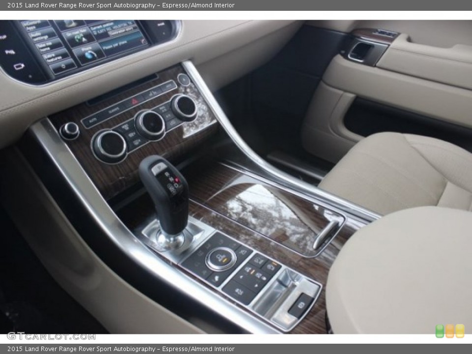 Espresso/Almond Interior Controls for the 2015 Land Rover Range Rover Sport Autobiography #101699900