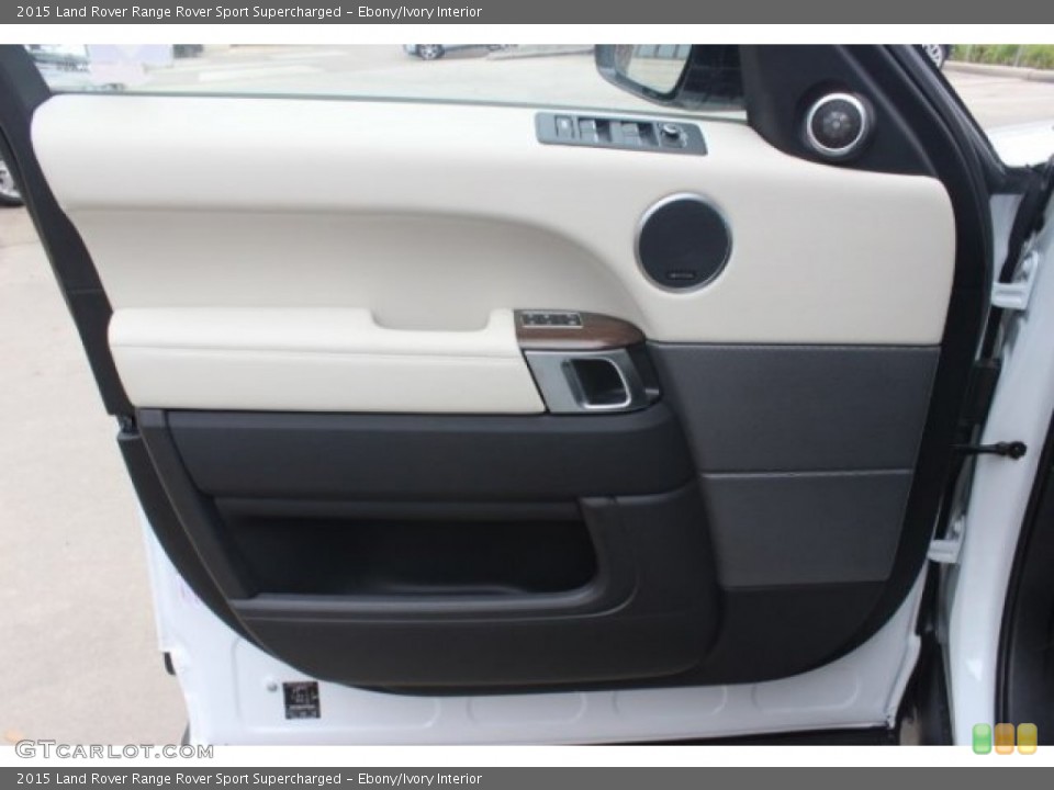 Ebony/Ivory Interior Door Panel for the 2015 Land Rover Range Rover Sport Supercharged #101700413
