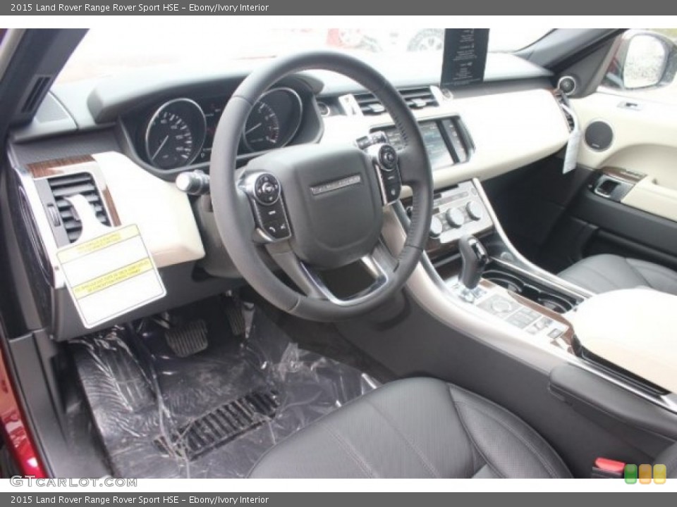Ebony/Ivory 2015 Land Rover Range Rover Sport Interiors