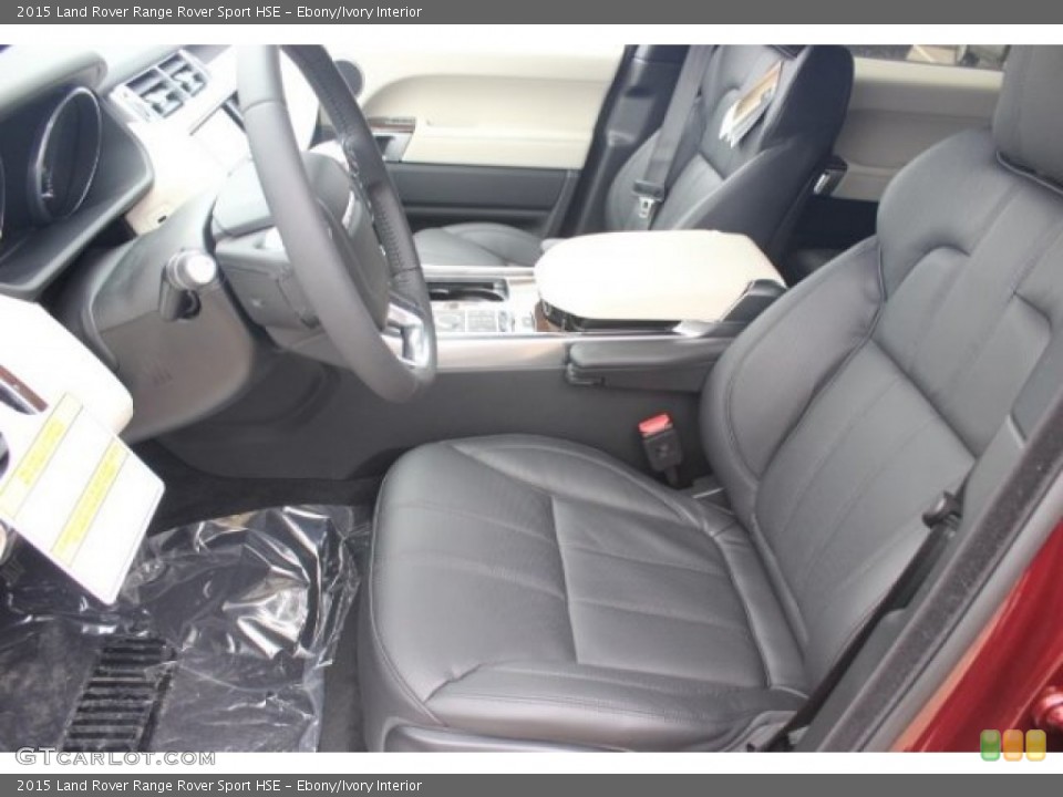 Ebony/Ivory Interior Front Seat for the 2015 Land Rover Range Rover Sport HSE #101701076
